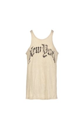 NEW YORK RELAXED TANK / KHA ACID STONE