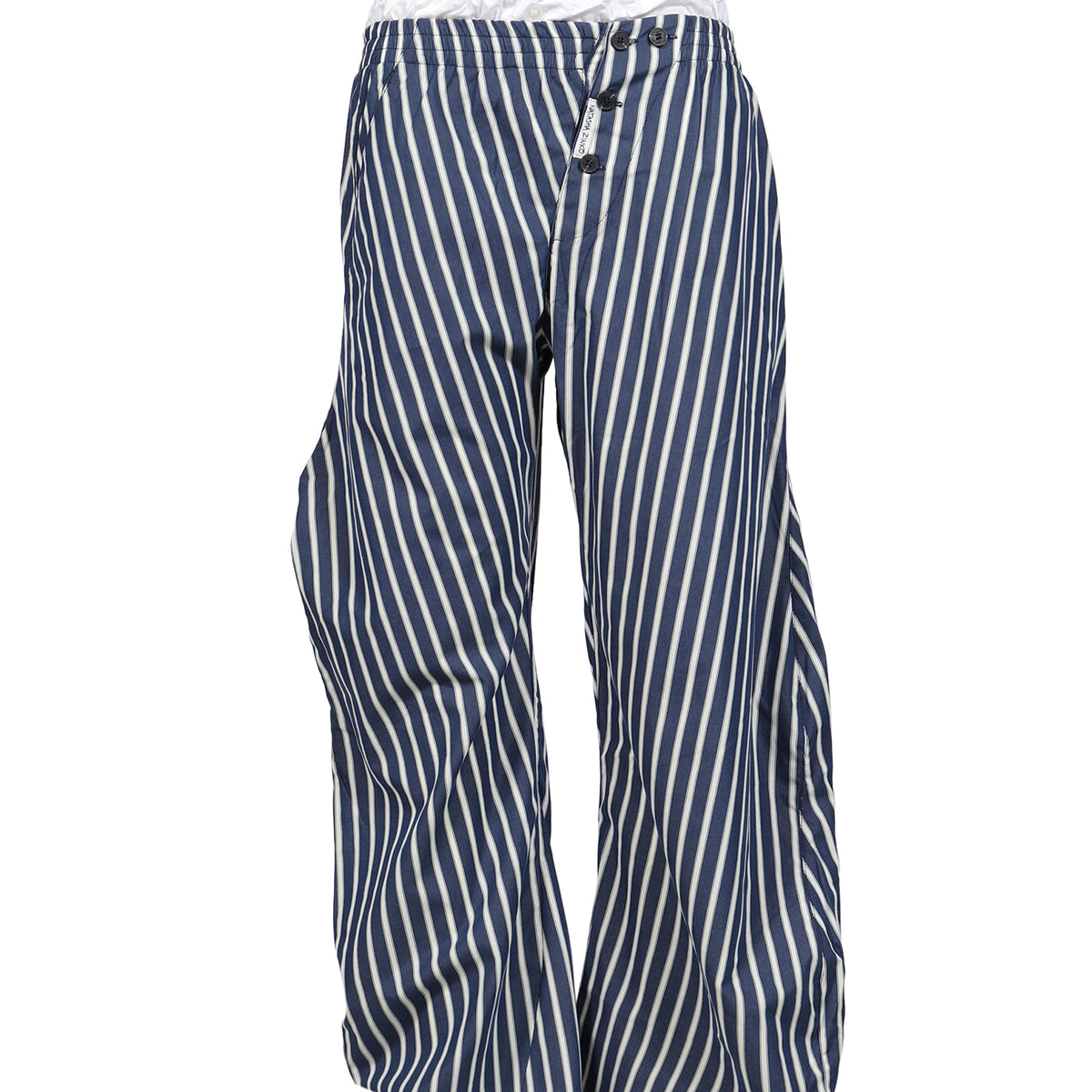 Natasha Zinko コットンダブルボクサーズ Natasha zinko ナターシャ ジンコ FW26 STACKED PANTS / BLU BEI