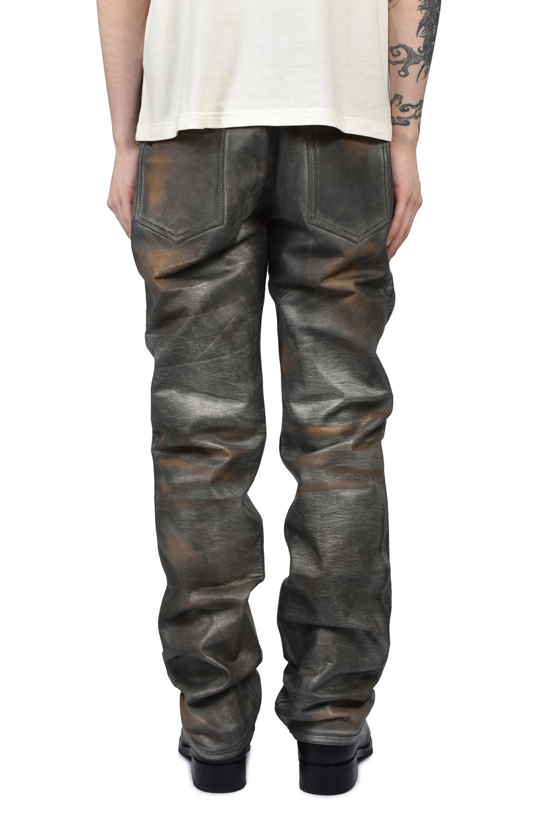 424 LEATHER FIVEPOCKET / SIL