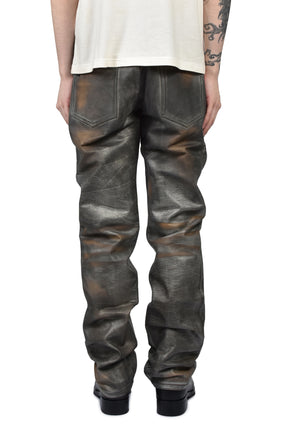 424 LEATHER FIVEPOCKET / SIL