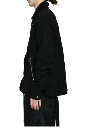 CONCEALED ZIPFRONT JKT / BLK