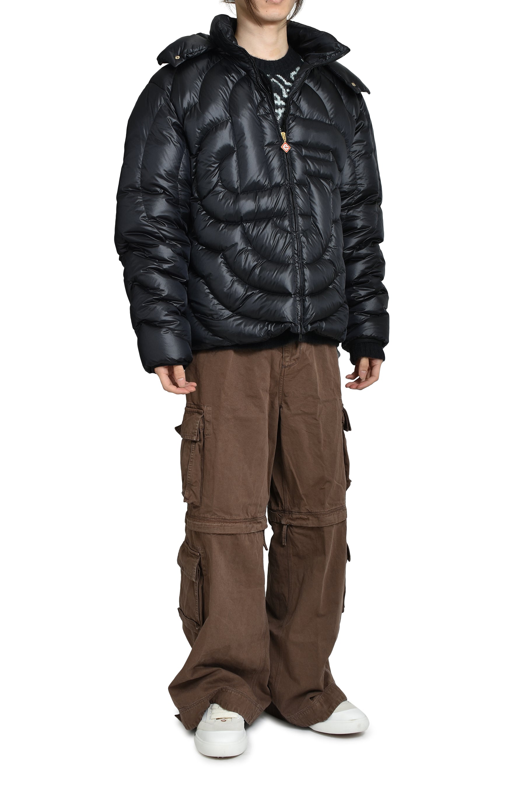 MENS CC QUILTED PUFFER JACKET / BLK