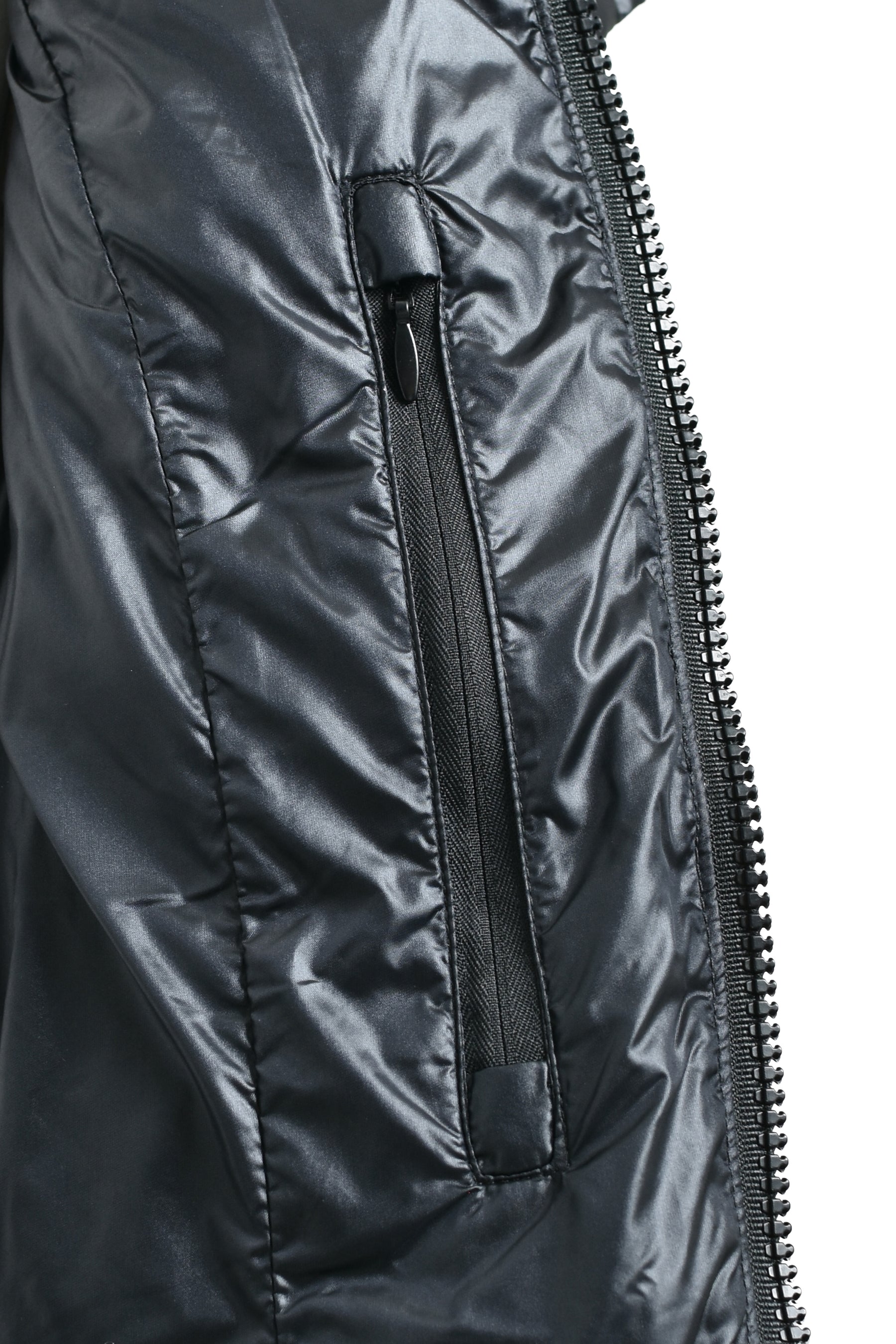 MENS CC QUILTED PUFFER JACKET / BLK