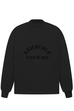 ESSENTIALS LS TEE / BLK