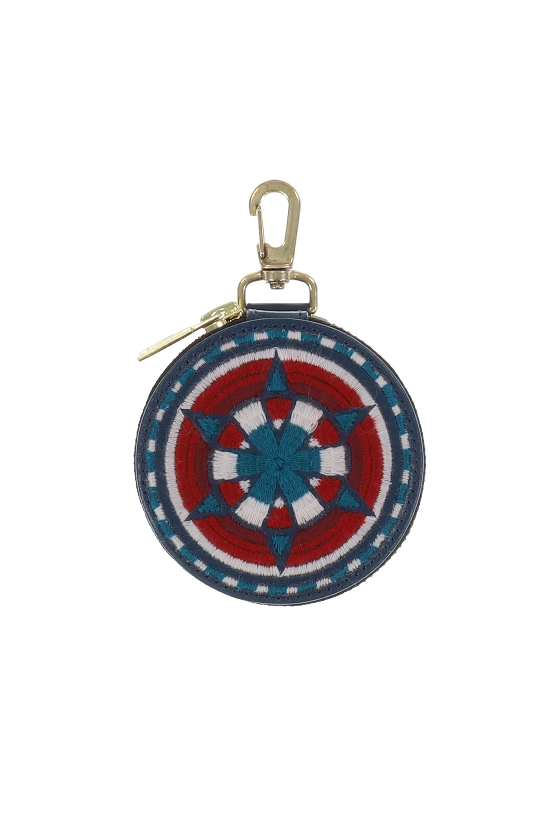SHOULDER CIRCLE COIN CASE / BLUE