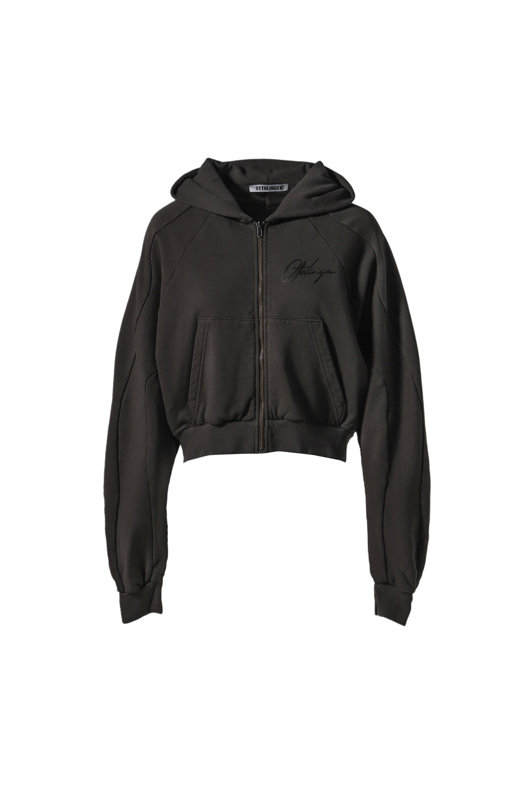 MULTILINE ZIP HOODIE / BRW