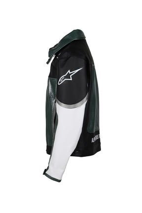 ALLOY LEATHER JACKET / GRN 