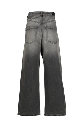 INED - FOLD OVER DENIM / BLACK 