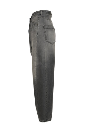 INED - FOLD OVER DENIM / BLACK 