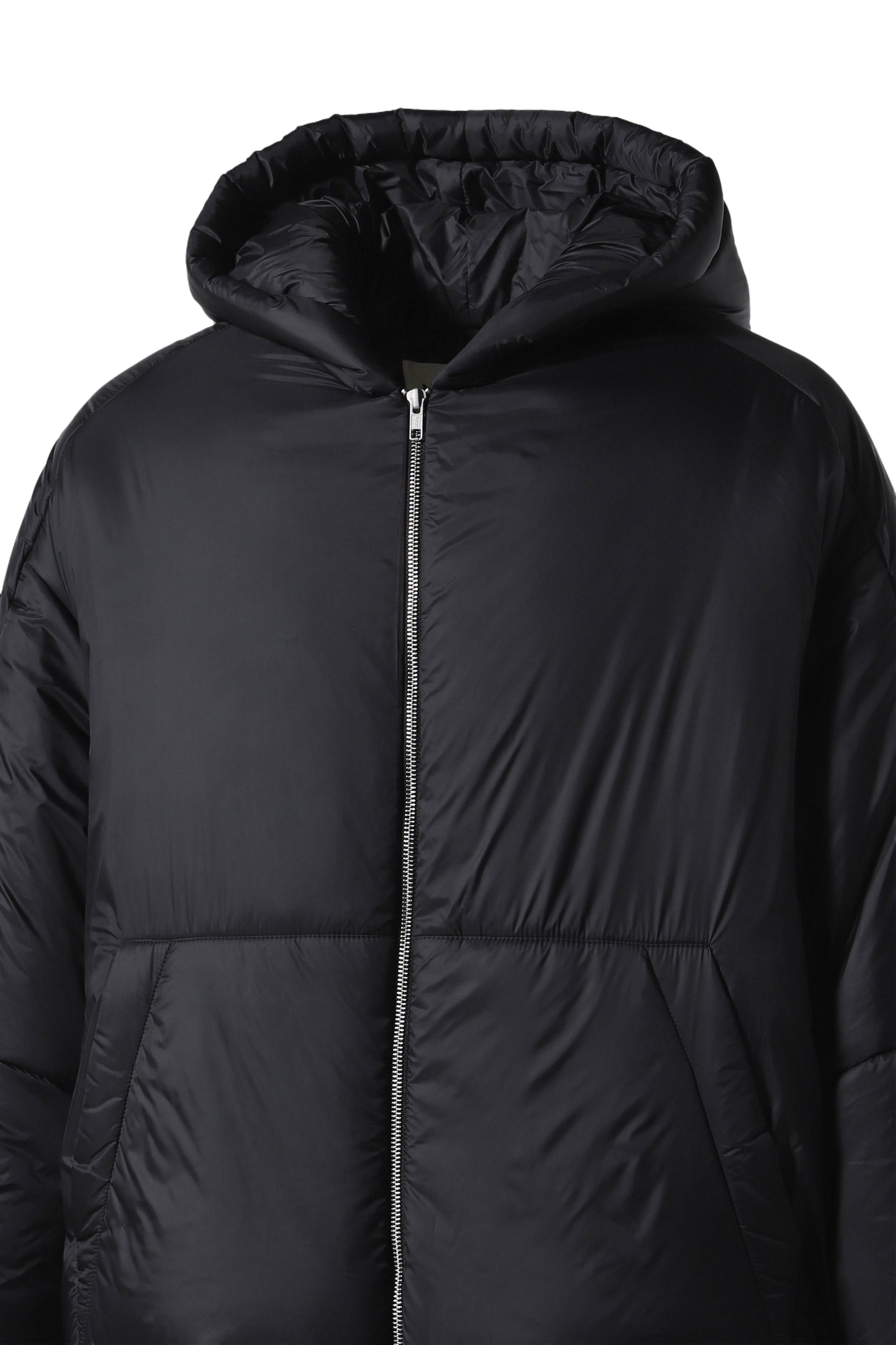 PADDED HOODED JACKET / BLK