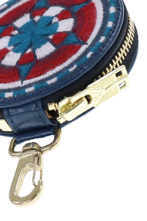 SHOULDER CIRCLE COIN CASE / BLUE