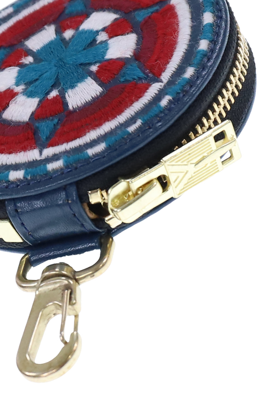 SHOULDER CIRCLE COIN CASE / BLUE