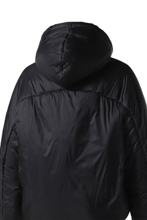 PADDED HOODED JACKET / BLK