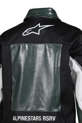 ALLOY LEATHER JACKET / GRN 
