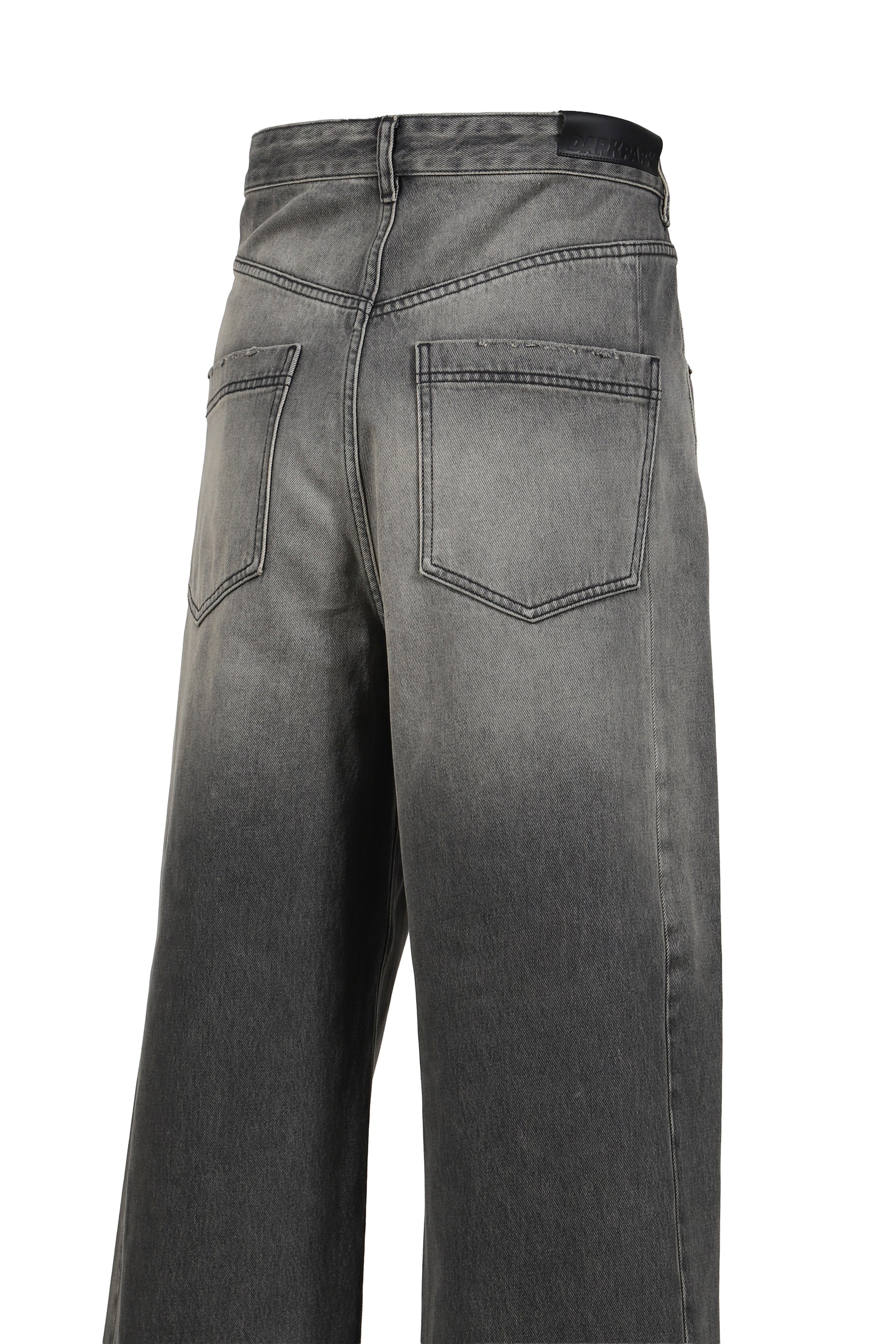 INED - FOLD OVER DENIM / BLACK 