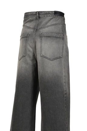 INED - FOLD OVER DENIM / BLACK 