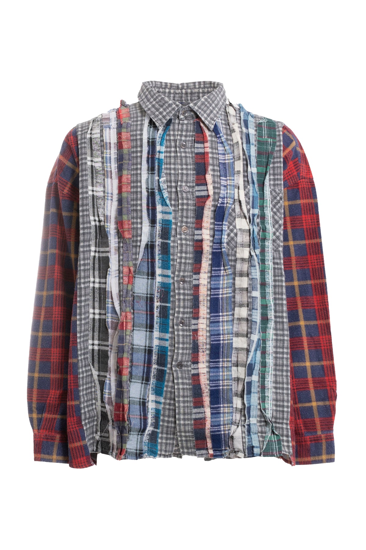 Rebuild By Needles FW23 FLANNEL SHIRT -> RIBBON WIDE SHIRT