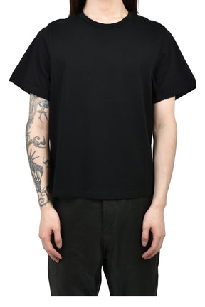 CROPPED T-SHIRT / BLK