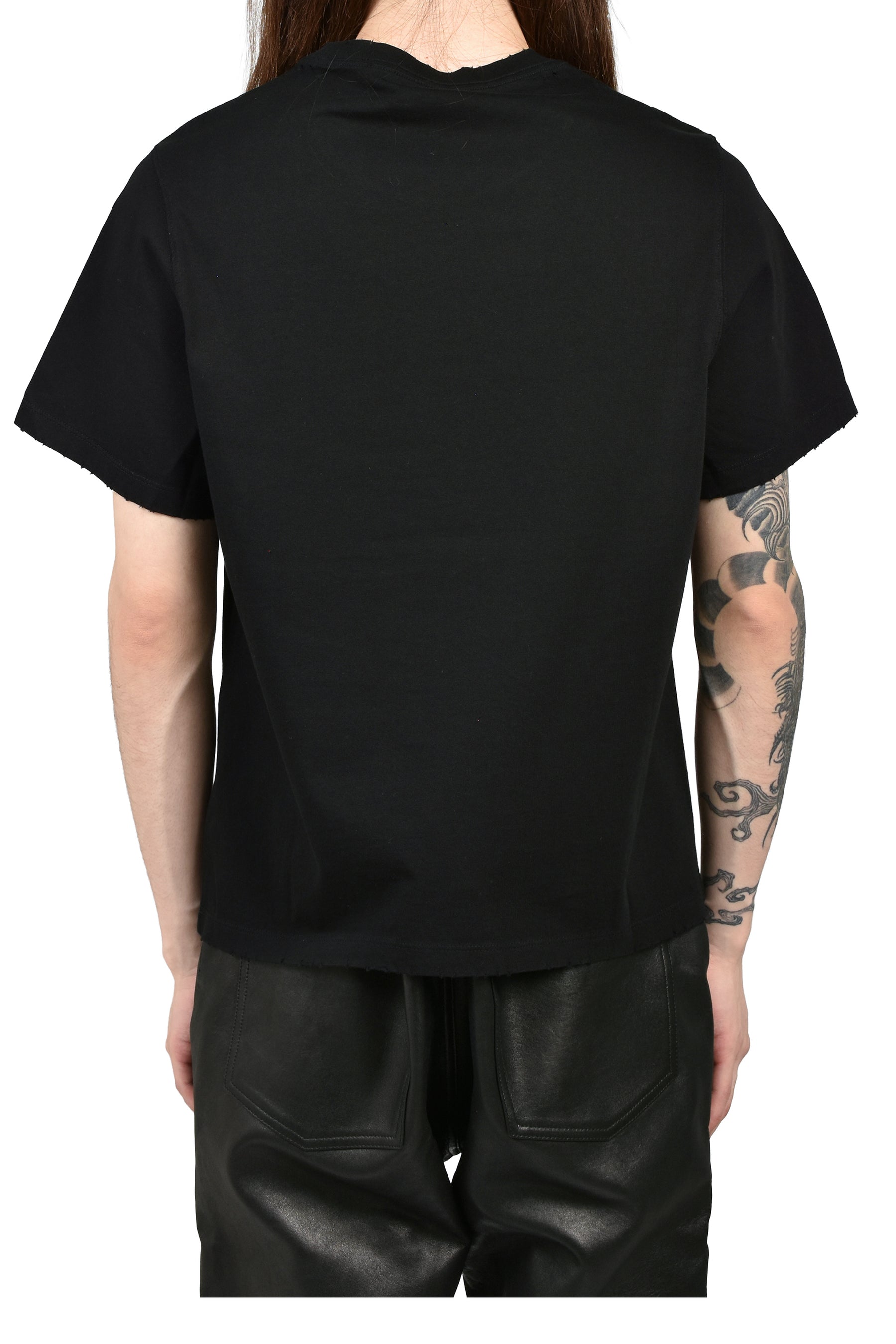 CROPPED T-SHIRT / BLK