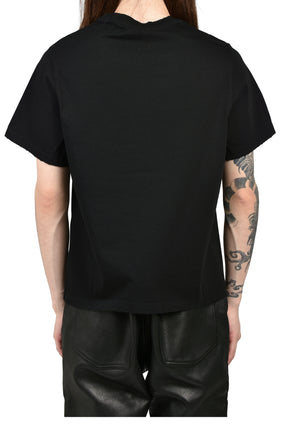 CROPPED T-SHIRT / BLK