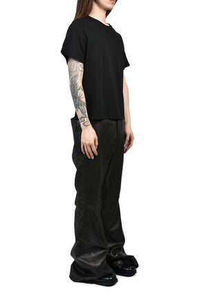CROPPED T-SHIRT / BLK