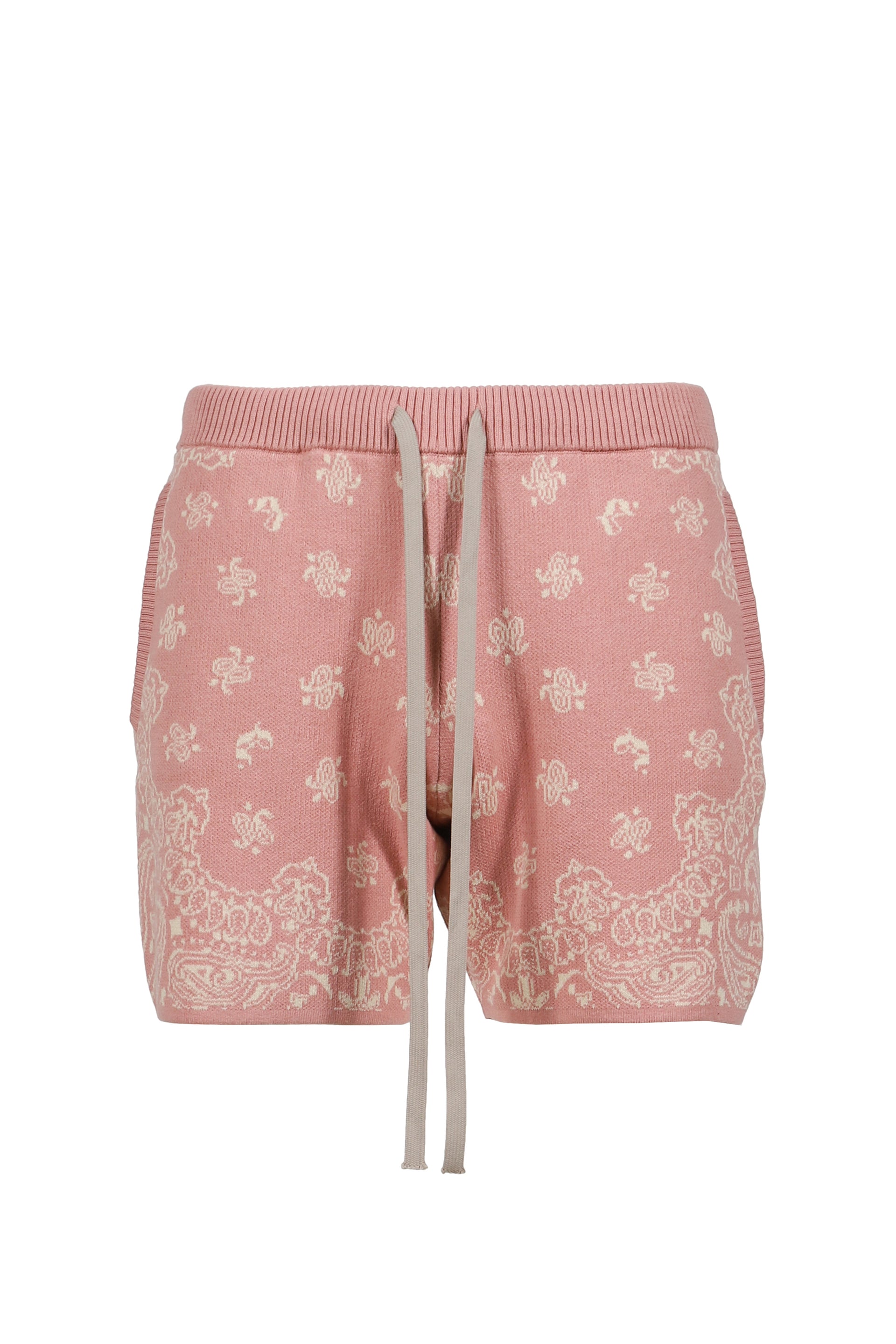 PAISLEY KNIT SHORTS / PNK