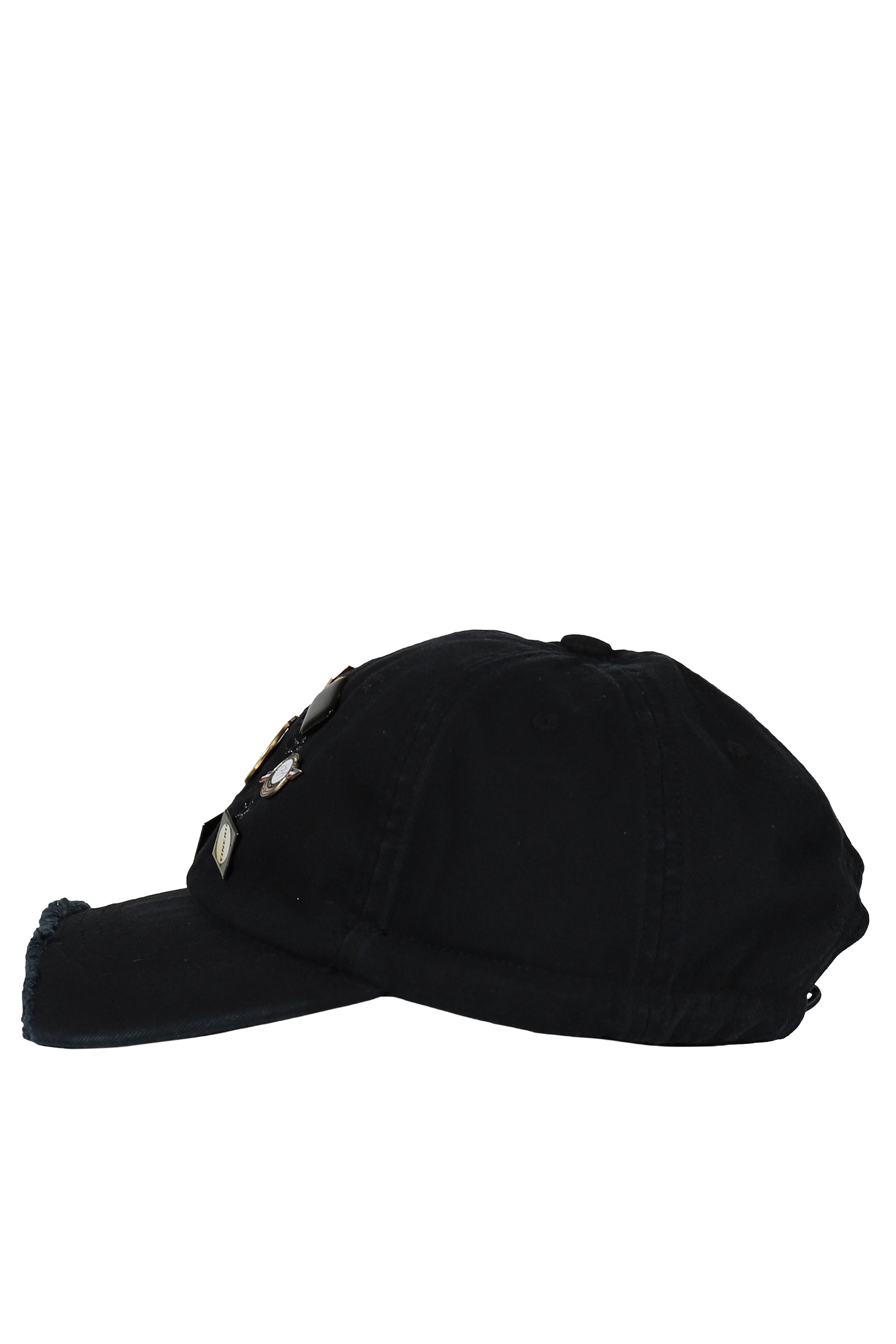VINTAGE CAP & PINS BLACK PIN BADGE BOLOCAP / BLK