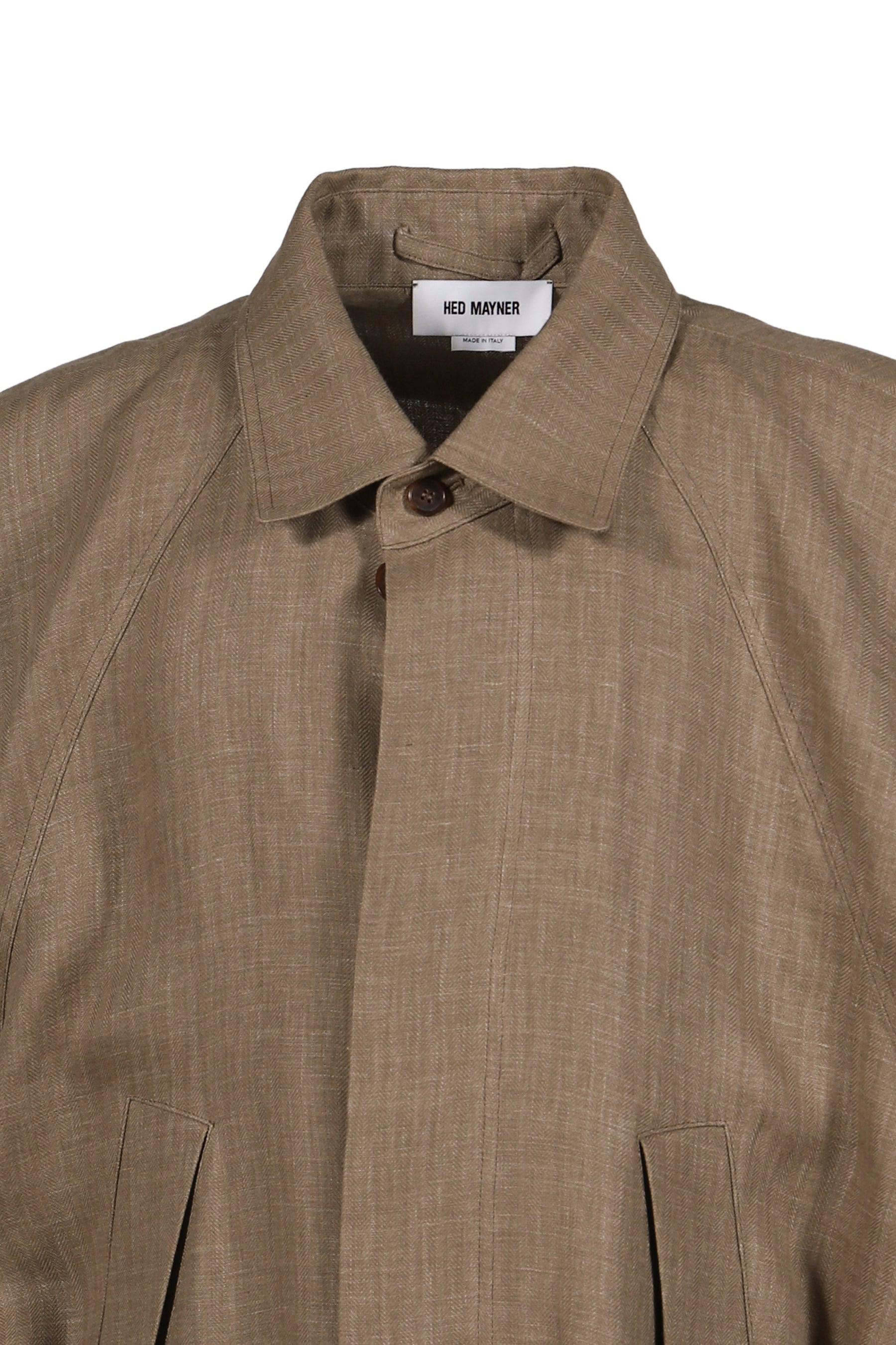 COTTON TWILL VEST / BRW