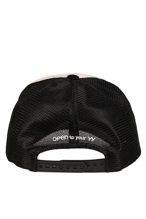 YY PHONETIC TRUCKER CAP / BLK