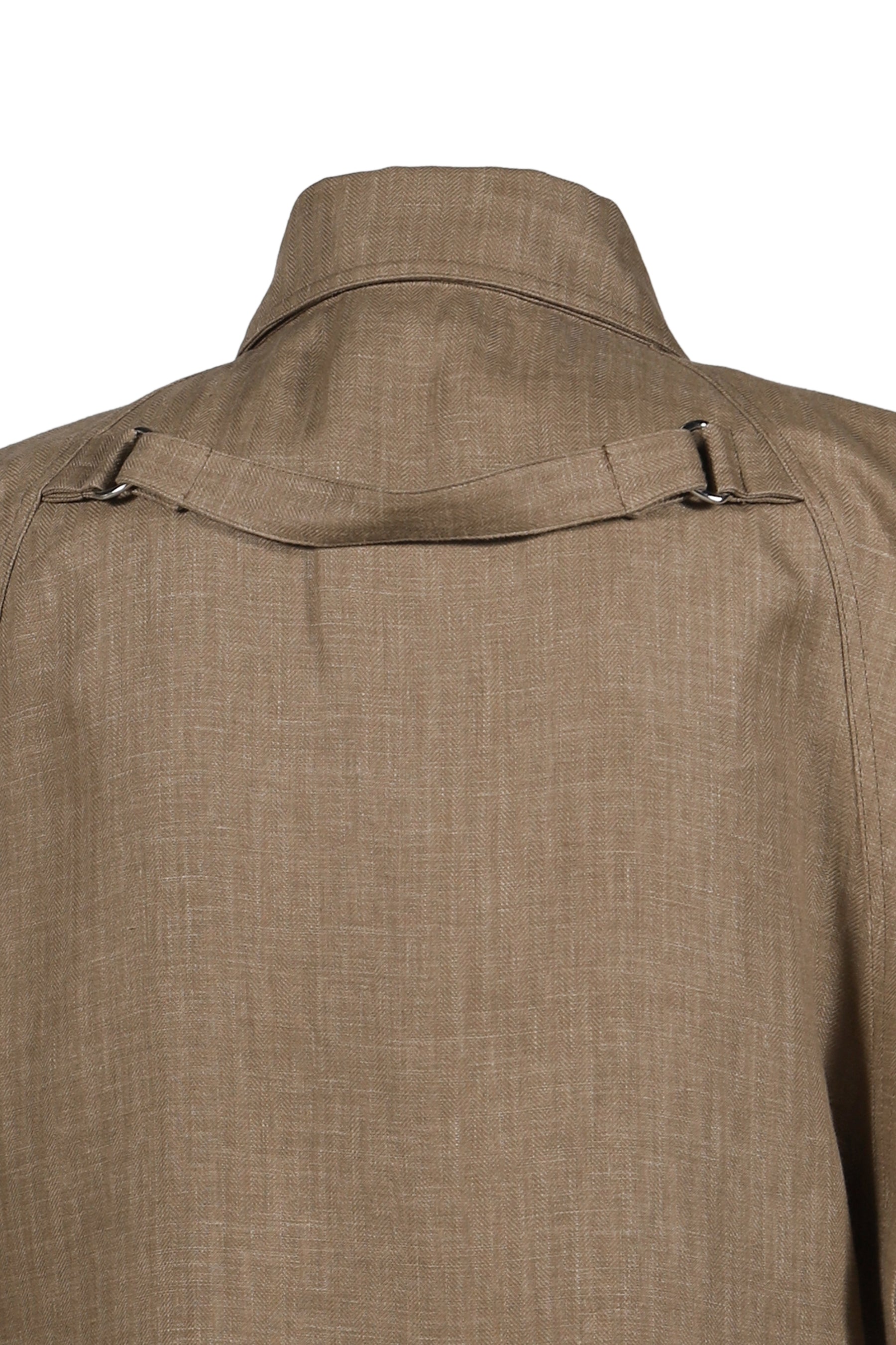 COTTON TWILL VEST / BRW