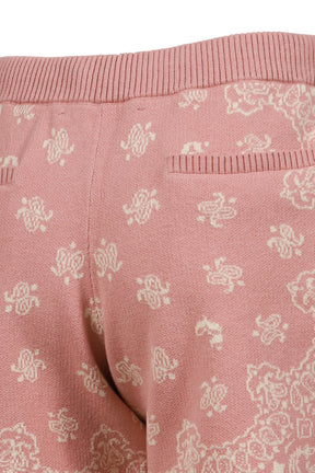 PAISLEY KNIT SHORTS / PNK