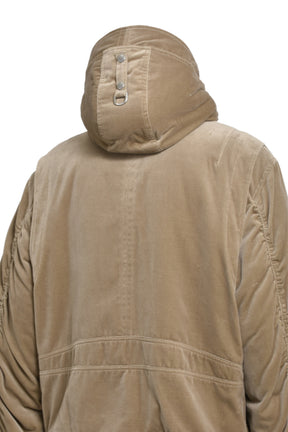 HOODED BOMBER JACKET / BRW