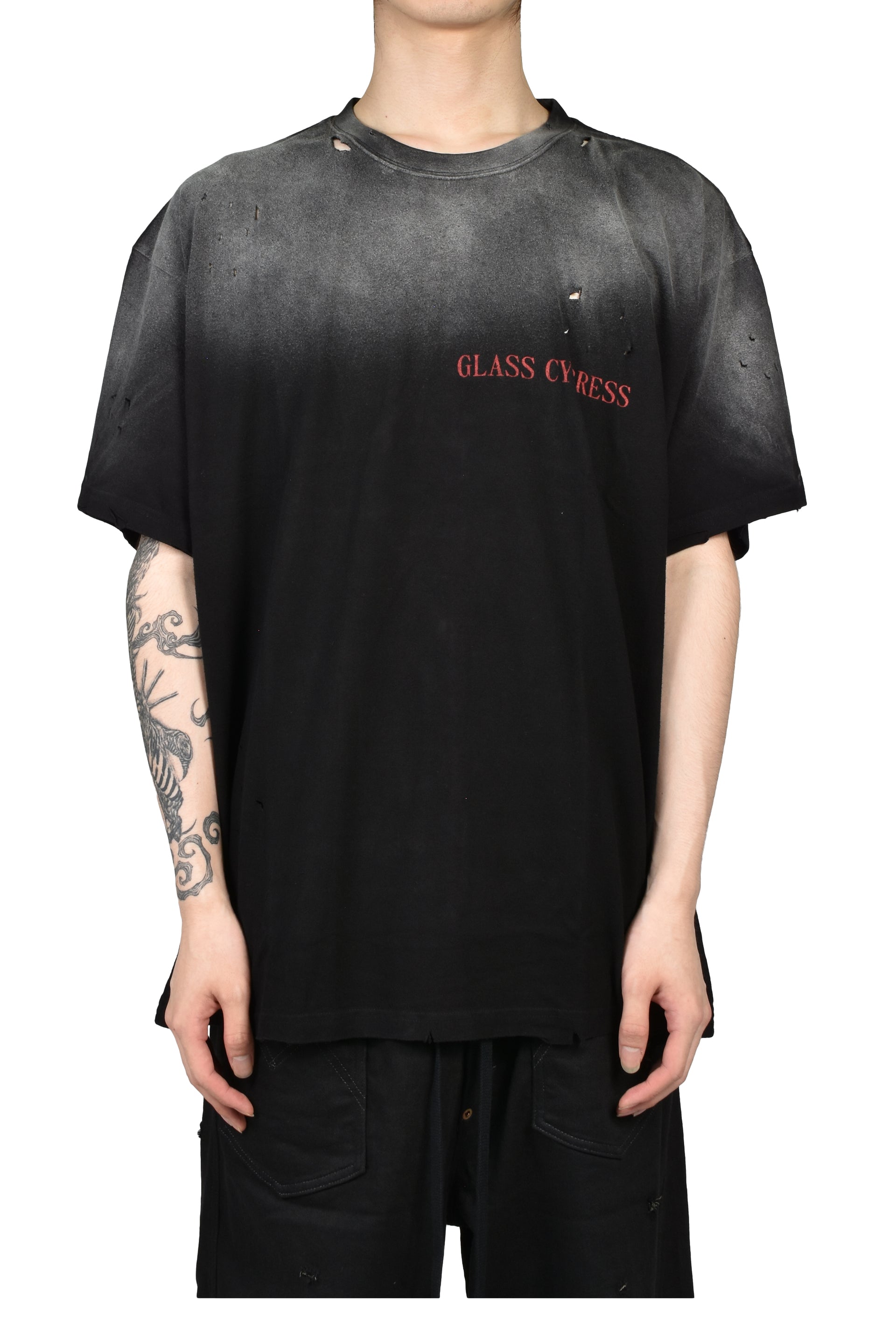 BLACK FADED GLASS CYPRESS T-SHIRT / BLK