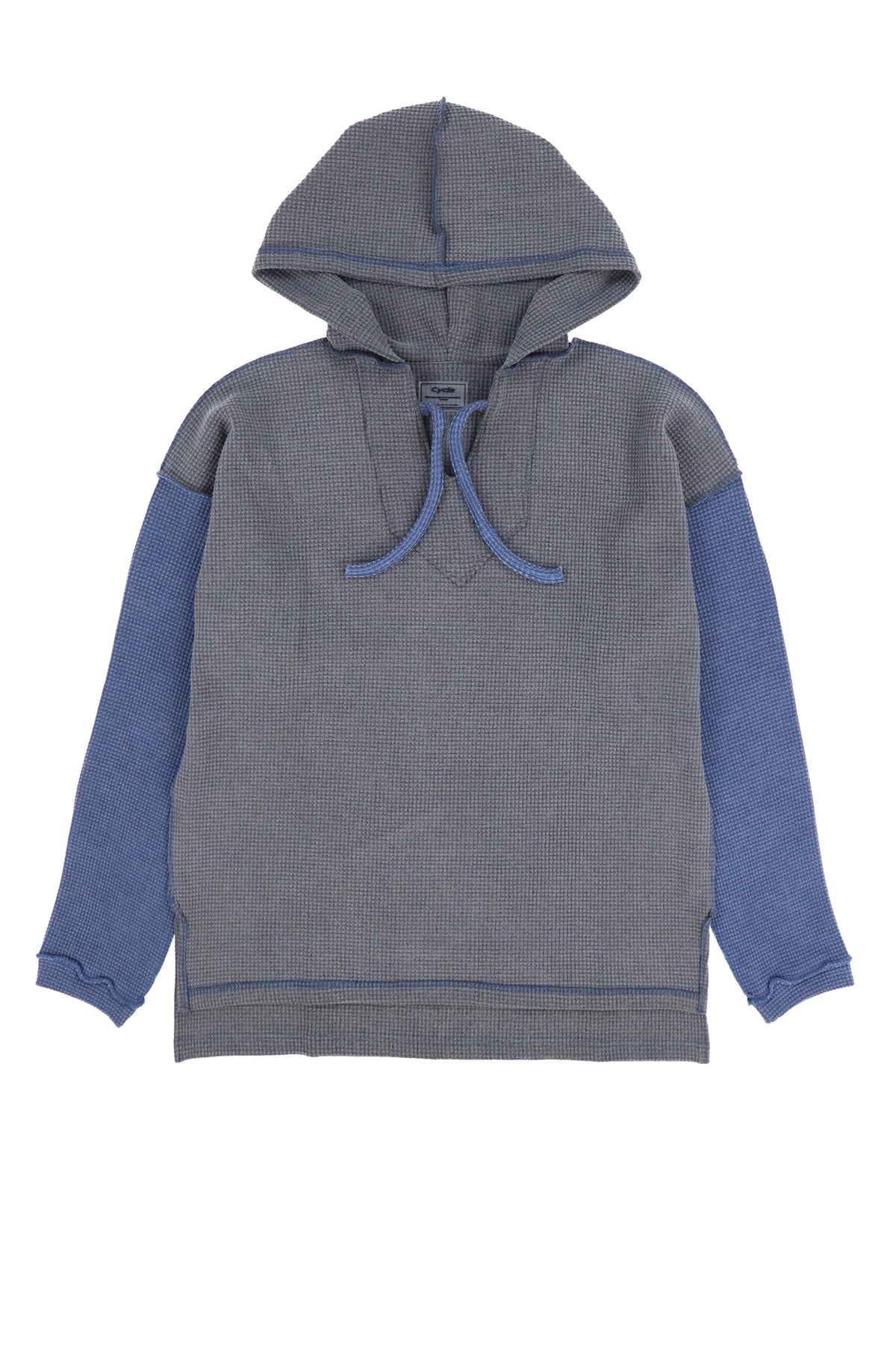 WAFFLE MEXICAN HOODIE / CCL/BLU