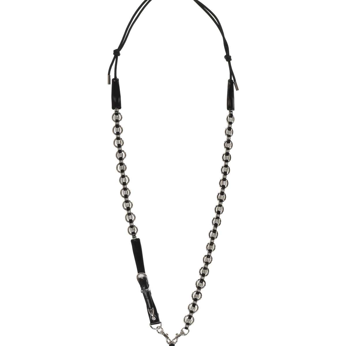 TOGA TOO トーガ SS26 RING METAL PHONE STRAP / BLK - NUBIAN ヌビアン