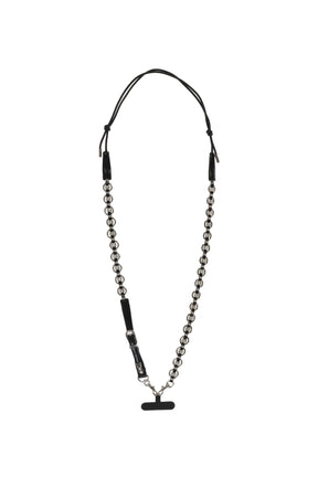 RING METAL PHONE STRAP / BLK