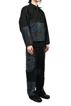 DEAR BORO TUXEDO PANTS / BLK