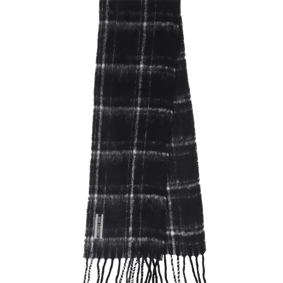 OUR LEGACY アワー レガシー SS26 ESTATE SCARF / BLK CHECK - NUBIAN