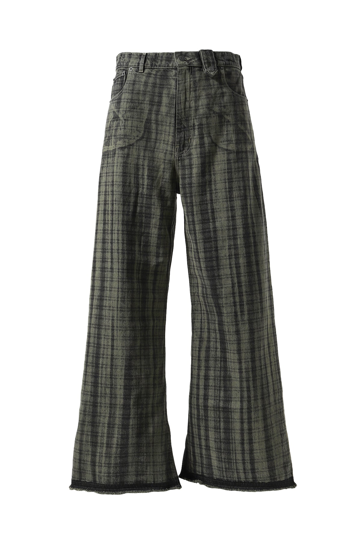 BAGGY DENIM PANT / TARTAN DENIM