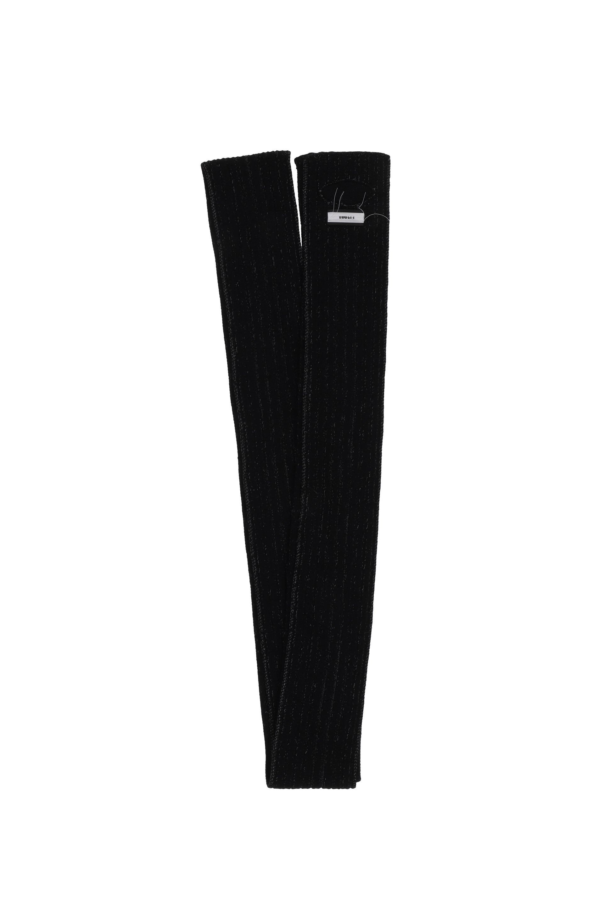 WOOL LONG SCARF / BLK