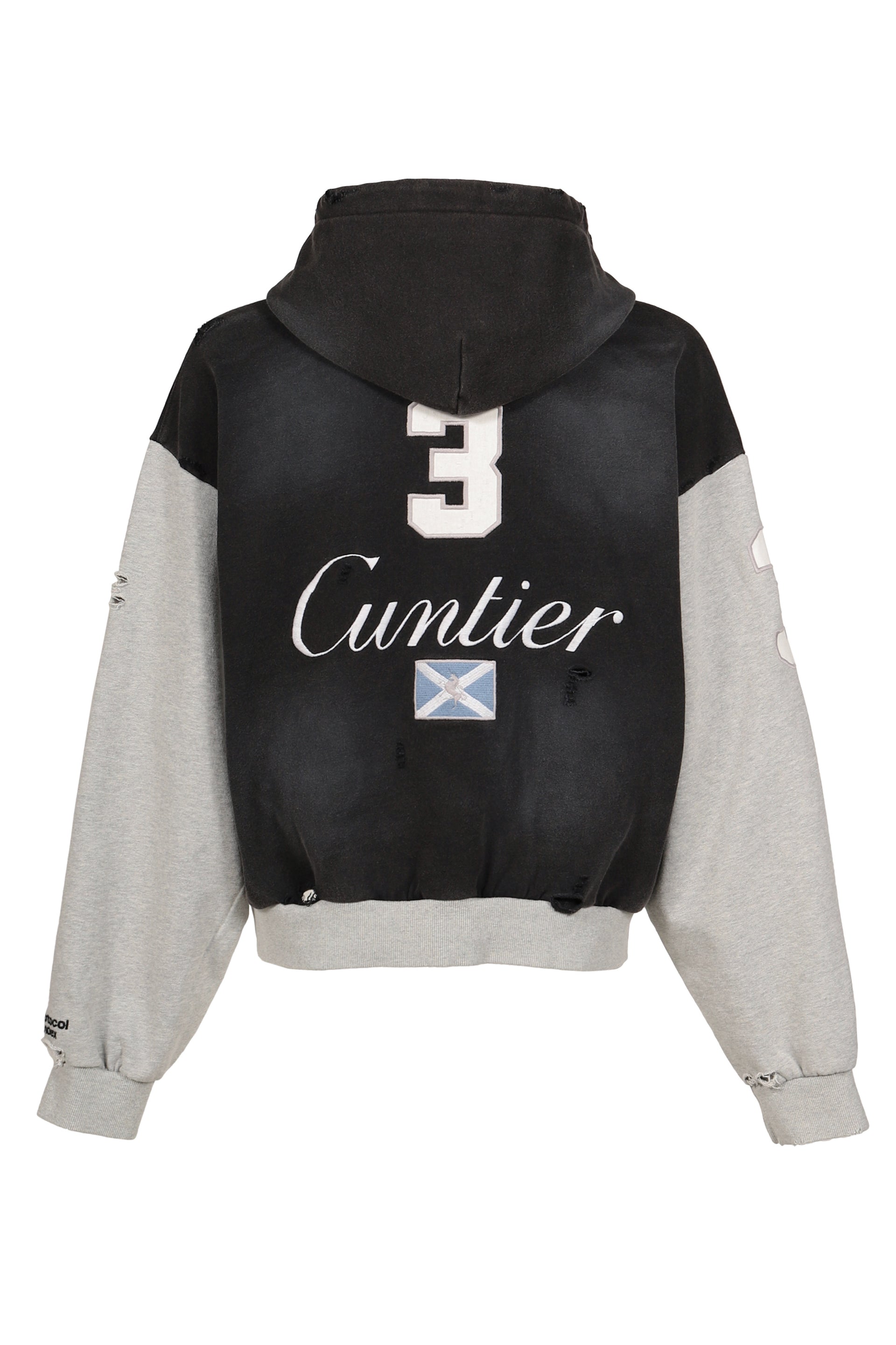 CUNTIER ZIP HOODIE / BLK