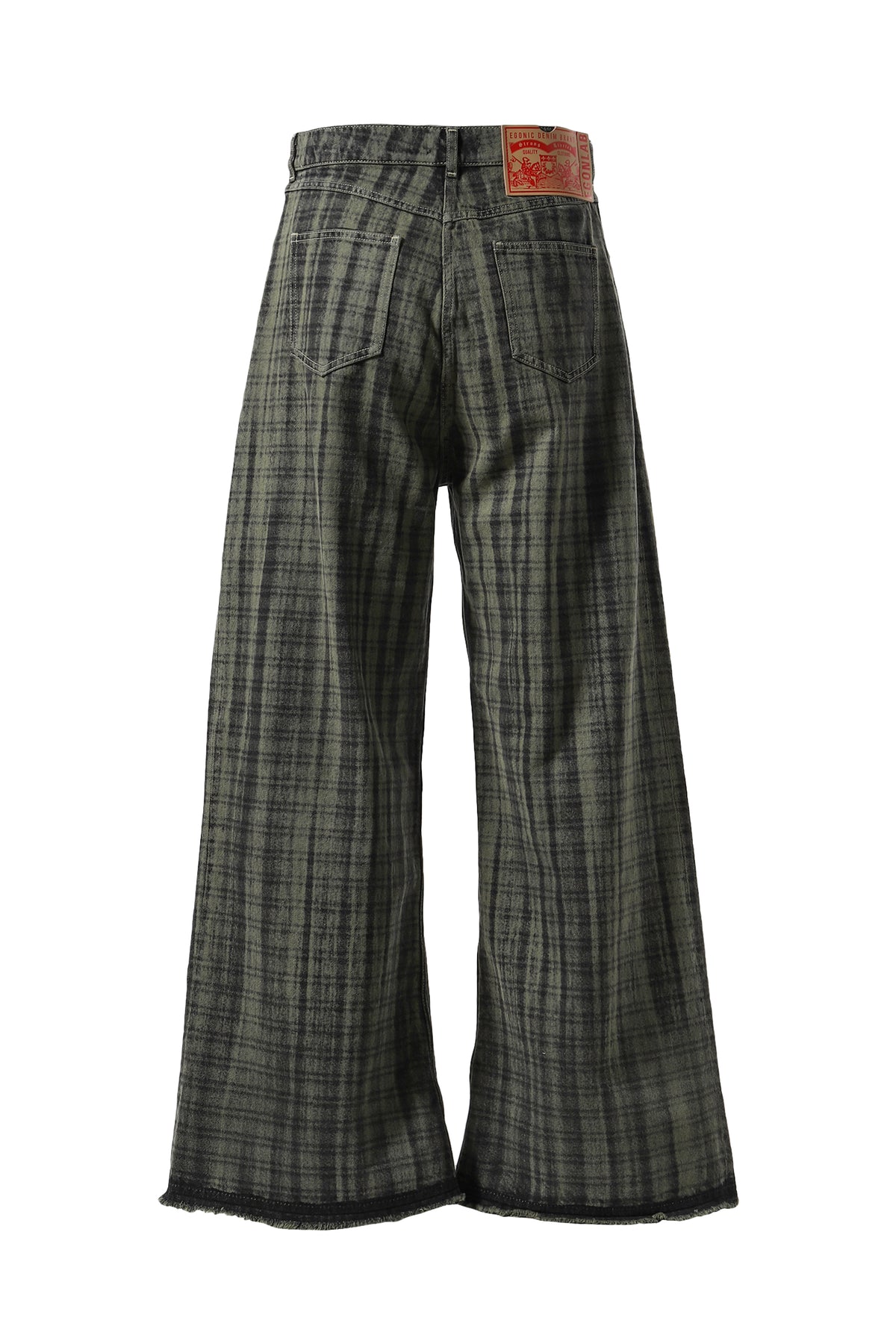 BAGGY DENIM PANT / TARTAN DENIM