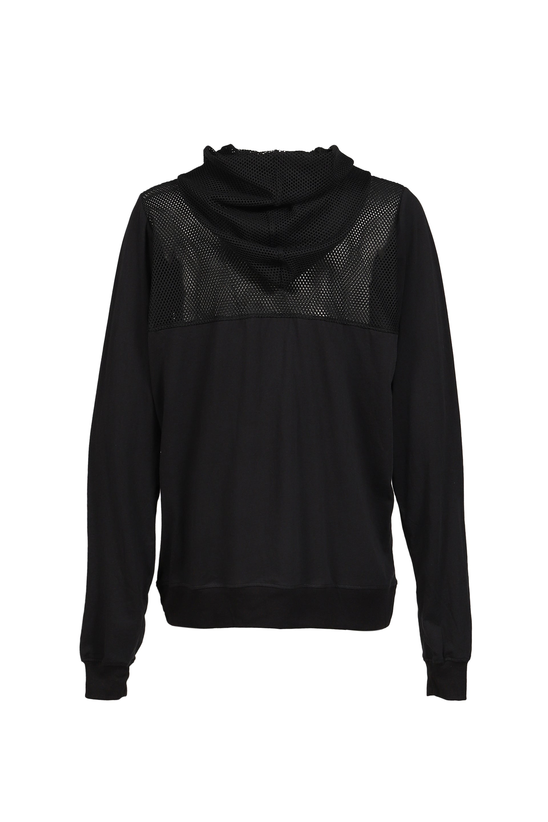 × HALCYON VEIL MESH HOODIE / BLK