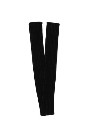 WOOL LONG SCARF / BLK