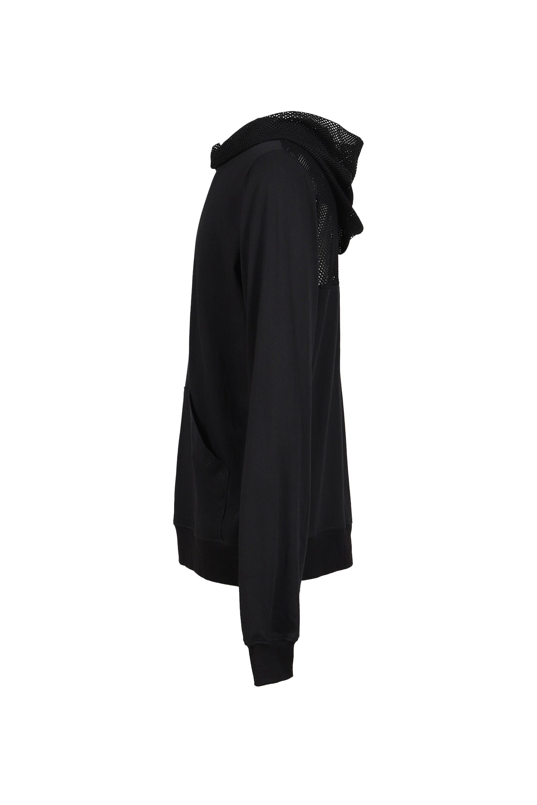 × HALCYON VEIL MESH HOODIE / BLK