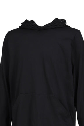 × HALCYON VEIL MESH HOODIE / BLK