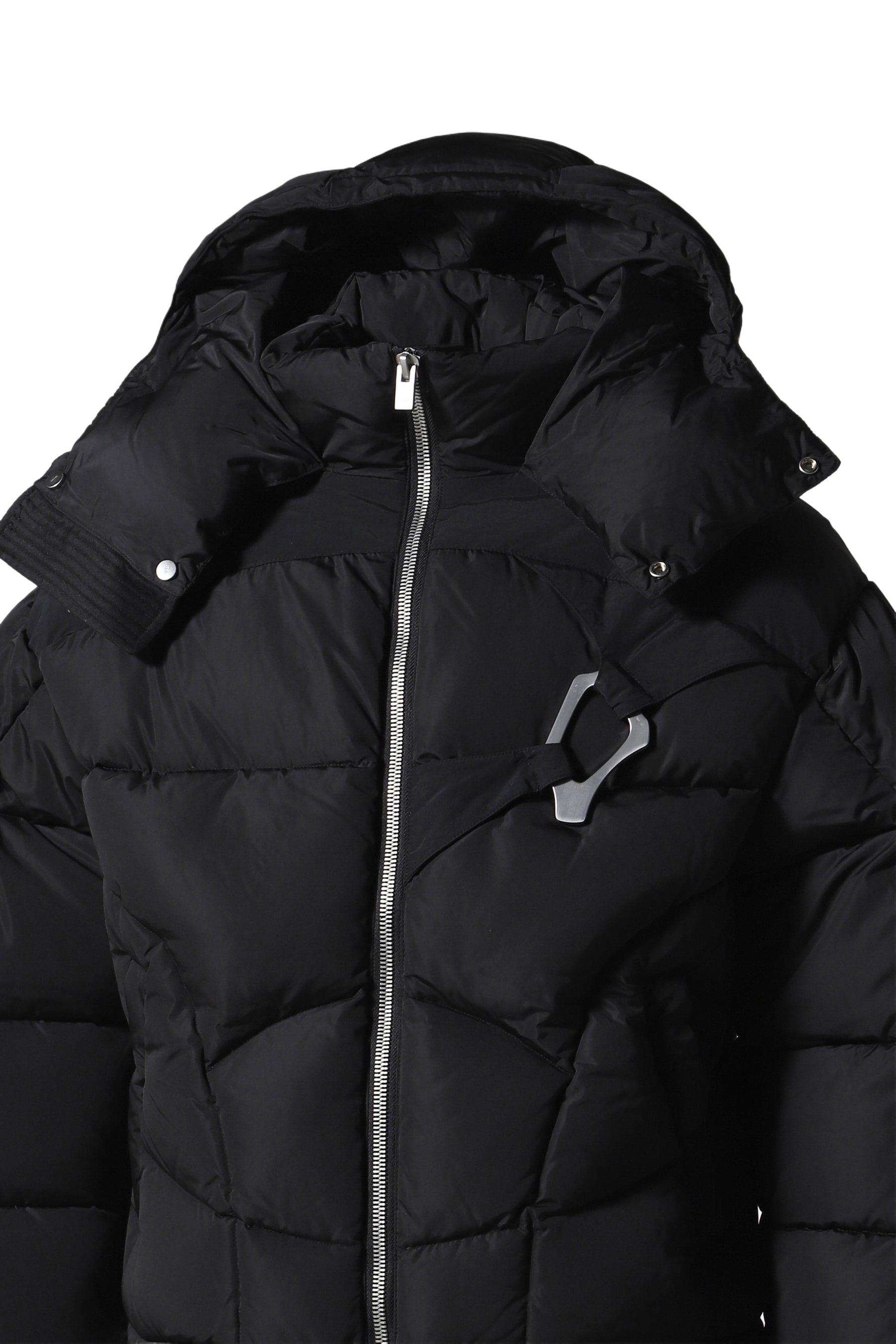 ABSTRACT DOWN PUFFER / BLK