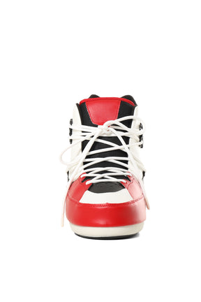 MB SNEAKER MID / WHT RED BLK