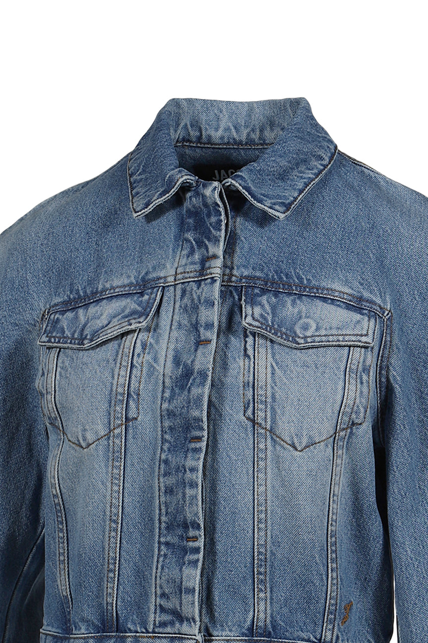 LA VESTE DE-NIMES OVALO / BLU TABAC 