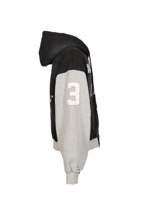 CUNTIER ZIP HOODIE / BLK
